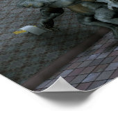 ボールの上をトロールする ポスター (角)