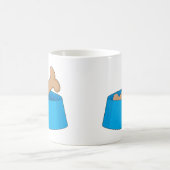 ボールの犬用の骨 コーヒーマグカップ (中央)