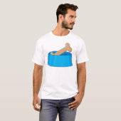 ボールの犬用の骨 Tシャツ (正面フル)