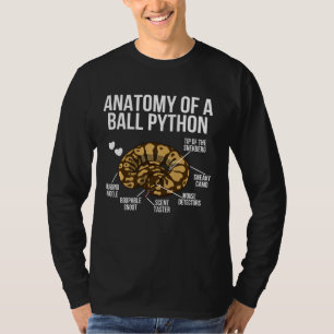 ボールの解剖学PythonオーナーボールPython愛好家 Tシャツ