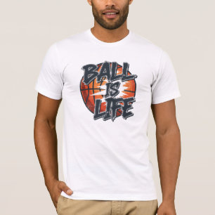 ボールはライフバスケのスポーツ&ストリートウェアグラフィック Tシャツ