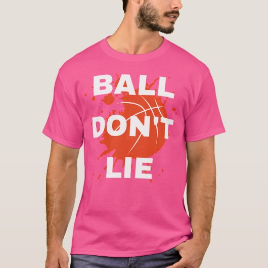 ボールは嘘をつかない Tシャツ (正面)