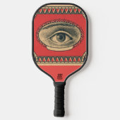 ボールをしっかり見て ピックルボールラケット (裏面)