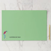 ボールをテーマにしたゴルファー ペーパーパッド (インサイチュ)