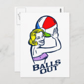 ボールを出す ポストカード (正面/裏面)