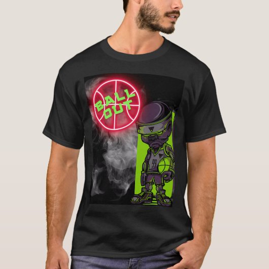 ボールを出す Tシャツ (正面)