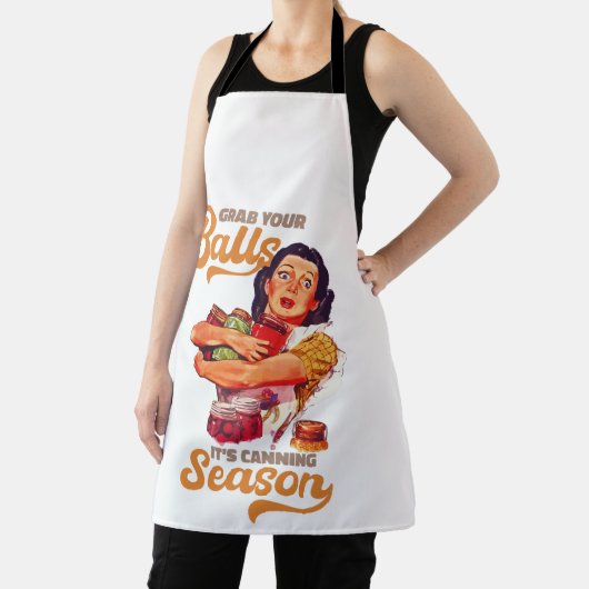 ボールを手に入れ、缶詰の季節に、瓶を手に入れる エプロン (インサイチュ)