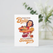 ボールを手に入れ、缶詰の季節に、瓶を手に入れる ポストカード (スタンド正面)