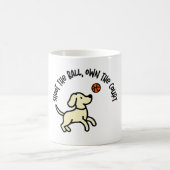 ボールを打つ コーヒーマグカップ (中央)