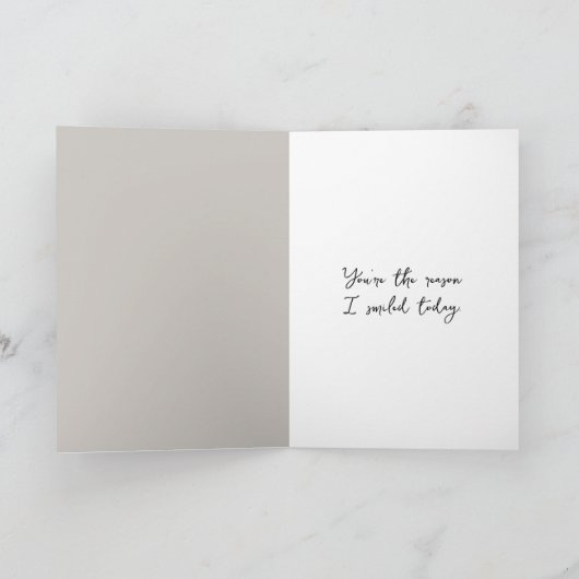 ボールを持ったマウスありがとうごサイン カード (内部)