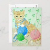 ボールを持って! ポストカード (正面/裏面)