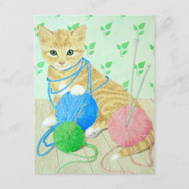 ボールを持って！ ポストカード