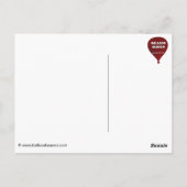 ボールを持つイルカ ポストカード (裏面)