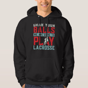 ボールを掴め遊ラクロス遊 パーカ
