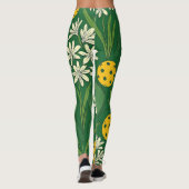 ボールを様式化したピックボールフローラレギンス レギンス (裏面)