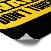 ボールをtouchしない ポスター (角)