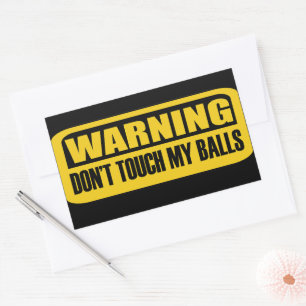 ボールをtouchしない 長方形シール