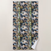 ボールアットザムーランデラガレットパーティールノアール ビーチタオル (正面)