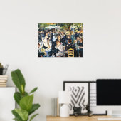 ボールアットザムーランデラガレットパーティールノアール ポスター (ホームオフィス)