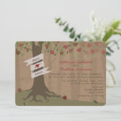 ボールインスパイアドのApple Orchard Wedding Invite 招待状 (スタンド正面)