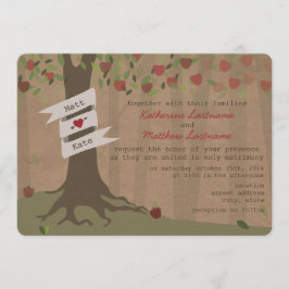 ボールインスパイアドのApple Orchard Wedding Invite 招待状