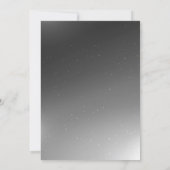 ボールエレガント《写真》ぼけ味会社クリスマスパーティー 招待状 (裏面)