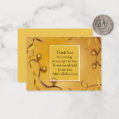 ボールオーナメントサンキューカード ノートカード (正面/裏面インサイチュ)