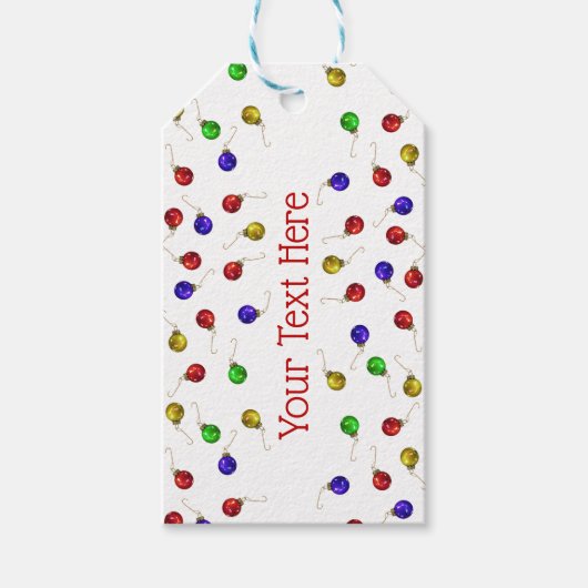 ボールオーナメント ギフトタグ (正面)