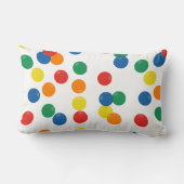ボールカラフルパターン ランバークッション (裏面)
