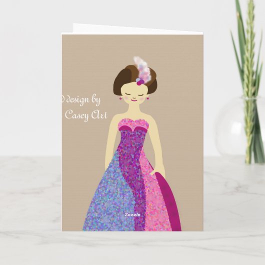 ボールガウン カード (裏面)