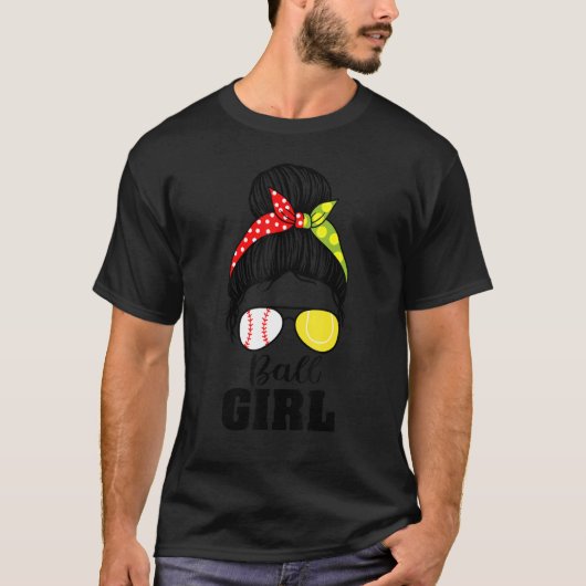 ボールガールメッシーバンテニスガール Tシャツ (正面)