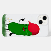 ボールキャップ付き漬物人 Case-Mate iPhoneケース (裏面 (横))