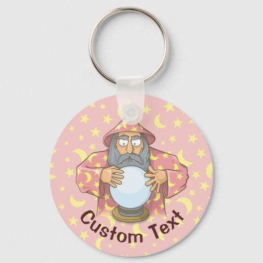 ボールキーチェーン付きウィザード キーホルダー (正面)