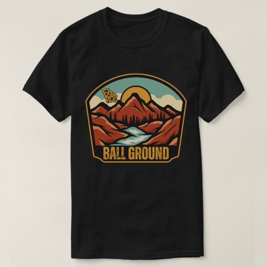 ボールグラウンド, ジョージア州 Tシャツ (デザイン正面)