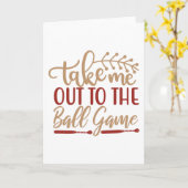 ボールゲームに連れて行け カード (黄色い花)