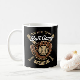 ボールゲームへ連れてって コーヒーマグカップ