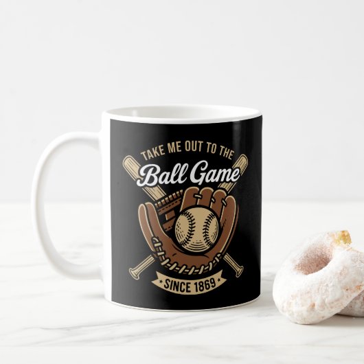 ボールゲームへ連れてって コーヒーマグカップ (ドーナツ)