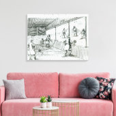 ボールゲーム キャンバスプリント (インサイチュ (リビング))