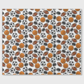 ボールゲーム ラッピングペーパー (フラット)