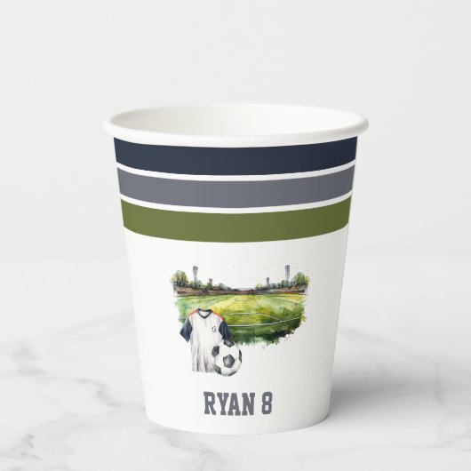 ボールスポーツゲームバースデーパーティーキッズ 紙コップ (裏面)