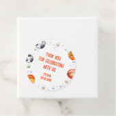 ボールスポーツ子供の誕生日感謝していユー フェイバータグ (インサイチュ)