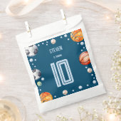 ボールスポーツ子供の誕生日 フェイバーバッグ (クリップ留めされた状態)