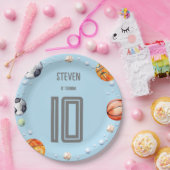 ボールスポーツ子供の誕生日 ペーパープレート (パーティー)