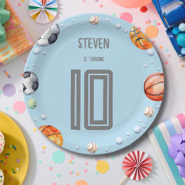 ボールスポーツ子供の誕生日 ペーパープレート