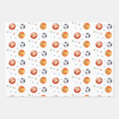 ボールスポーツ子供の誕生日 ラッピングペーパーシート (正面2)