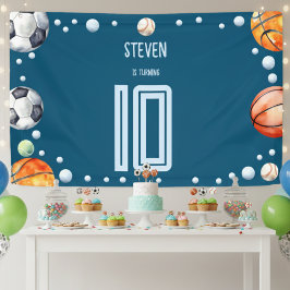 ボールスポーツ子供の誕生日 横断幕