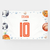 ボールスポーツ子供の誕生日 横断幕 (横)