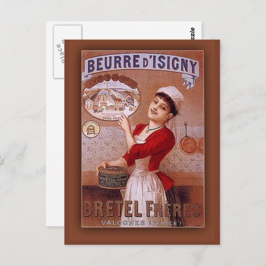 ボールディシニーバイブレテルフレレスヴィンテージアド ポストカード (正面/裏面)