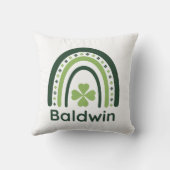 ボールドウィンクローバーボホーレインボー クッション (裏面)