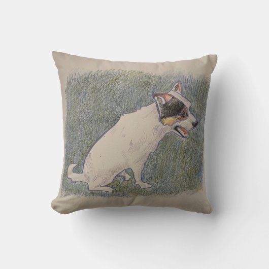 ボールドウィンコリーオーストラリアキャトルドッグ装飾用クッション クッション (正面)